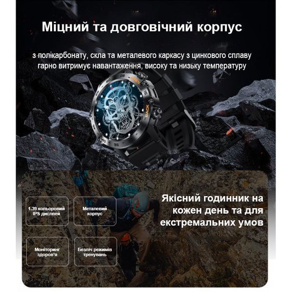 Smart Delta K52 Black, 2 ремінці 1612 фото