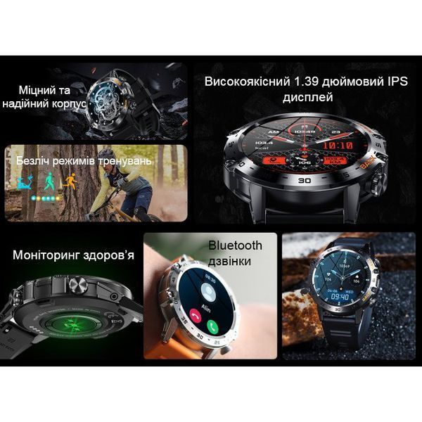 Smart Delta K52 Black, 2 ремінці 1612 фото