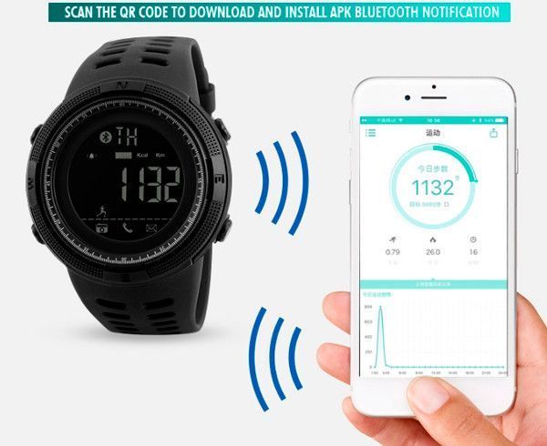 Smart Skmei Clever 1250 Black 1250 фото