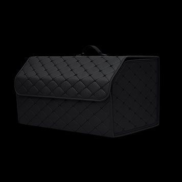 Автомобильный органайзер для багажника черный L (54x31x30 см) 01050301-white-s фото
